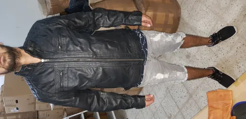 Veste cuir 
