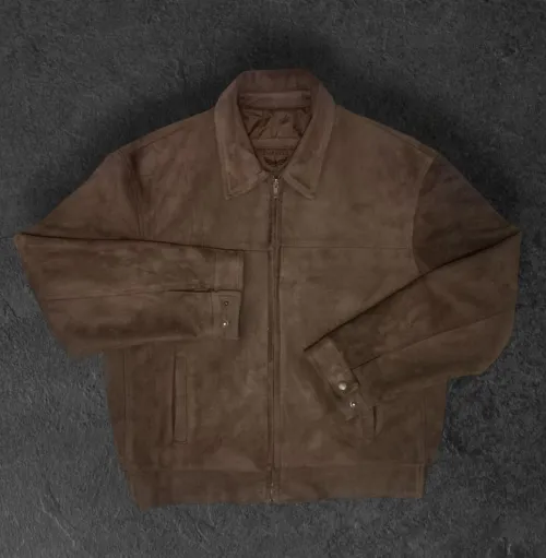 Veste en daim Armani