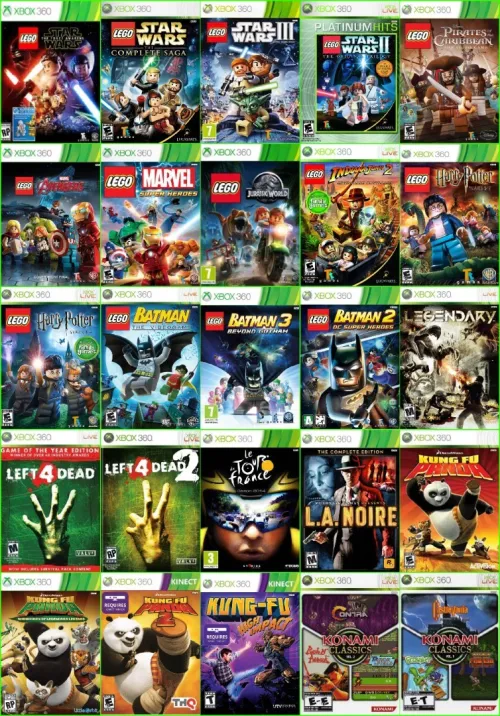 INSTALLER PACK 20/50/80/150/300 JEUX TOP SUR Disque Dur XBOX360 PRIX CHOC 