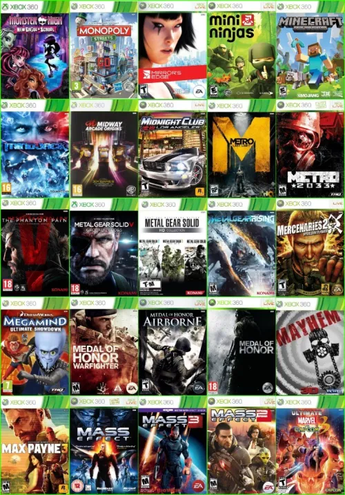INSTALLER PACK 20/50/80/150/300 JEUX TOP SUR Disque Dur XBOX360 PRIX CHOC 
