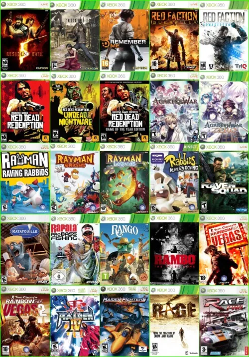 INSTALLER PACK 20/50/80/150/300 JEUX TOP SUR Disque Dur XBOX360 PRIX CHOC 
