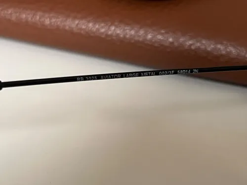 Ray ban aviator bleu dégradé original