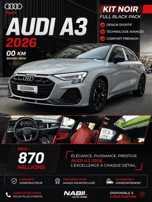Audi A3 Sportback 2026 S line