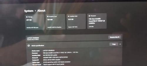 Lenovo Ideapad Slim 9 i7 1195g7