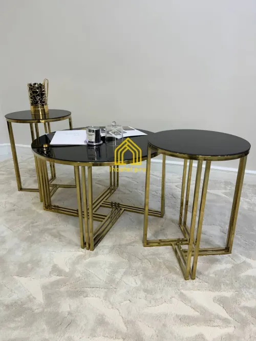 Table basse en inox