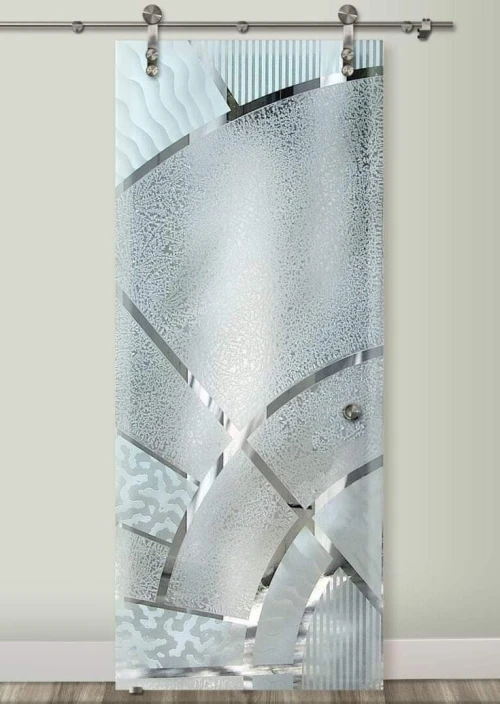 porte coulissante en verre trempé 10mm 