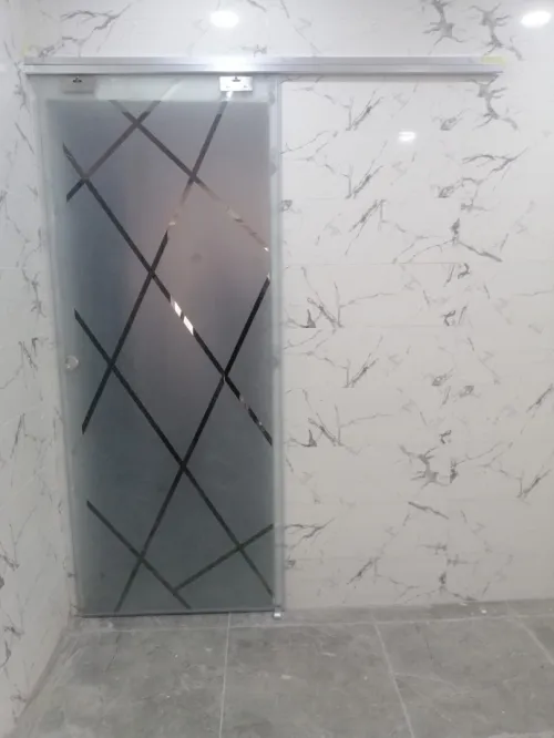porte coulissante en verre trempé 10mm 