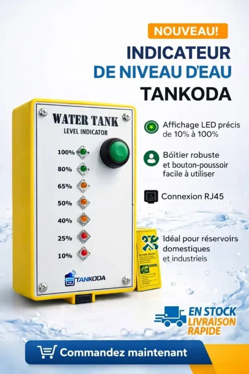 INDICATEUR NIVEAU D'EAU D'UNE CITERNE