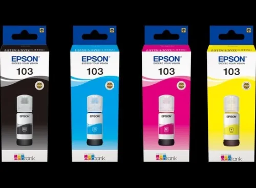 Bouteilles D'encre Epson 103 Original sans la noir