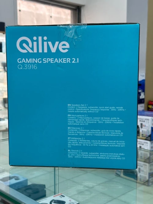 haut parleur Gaming Qilive Q.3916 systeme Enceinte portable GBT 2.1 avec caisson de base,Noir