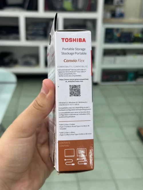 Disque dur externe toshiba 1tb cavio flex 