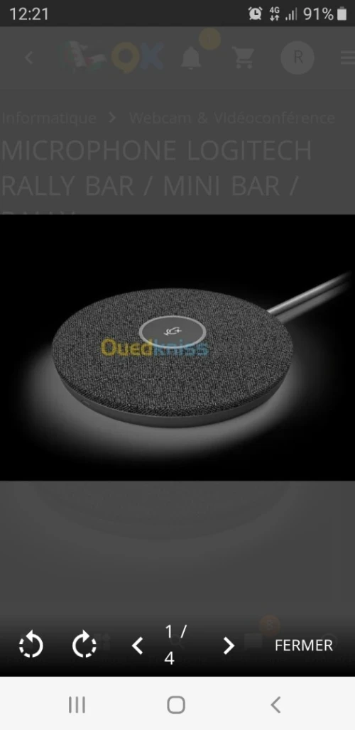 Microphone Logitech pod 