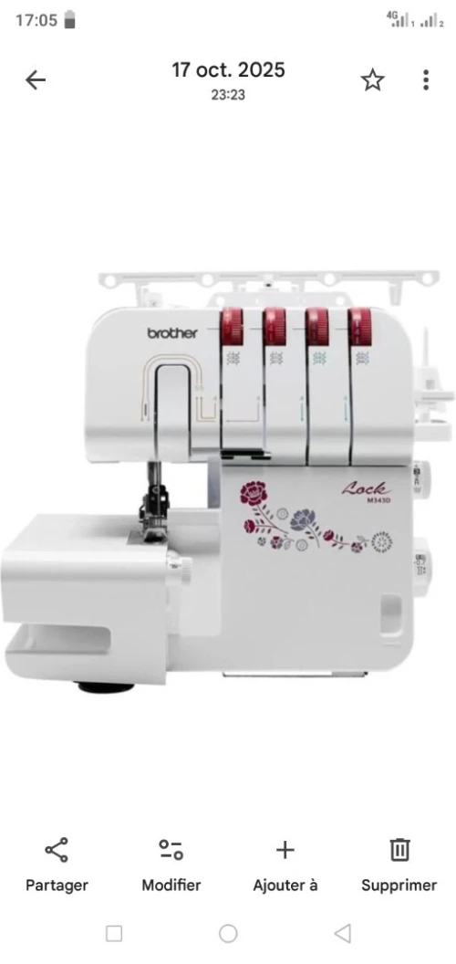 surjeteuse Brother M343D