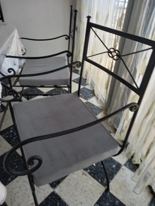 Chaises pour jardin fer forge