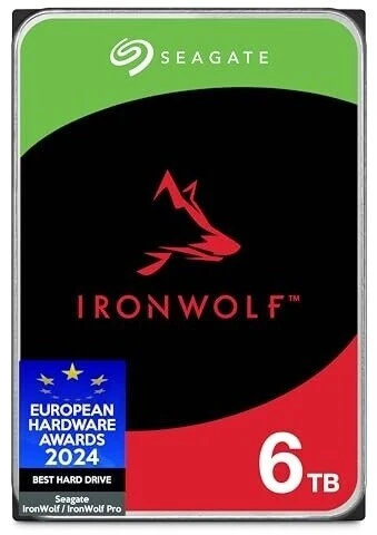 DISQUE DUR SEAGATE IronWolf 6To SATA 6Gb/s 3.5" 5400 RPM Neuf