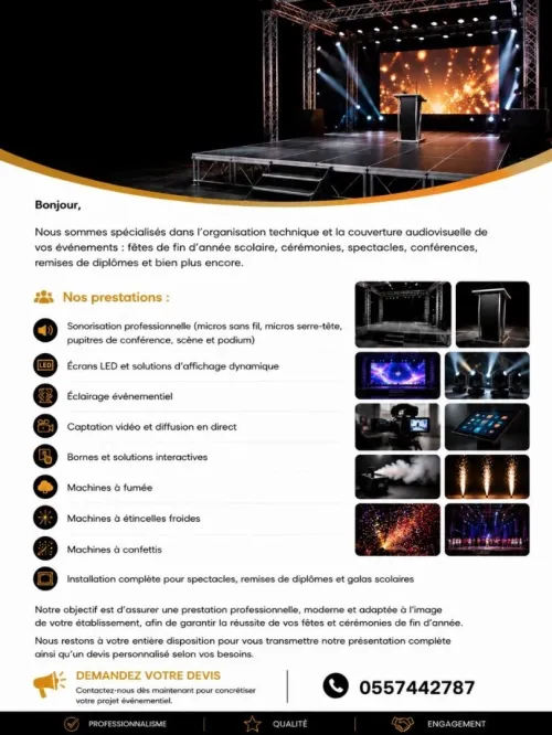 Location sonorisation Lumière