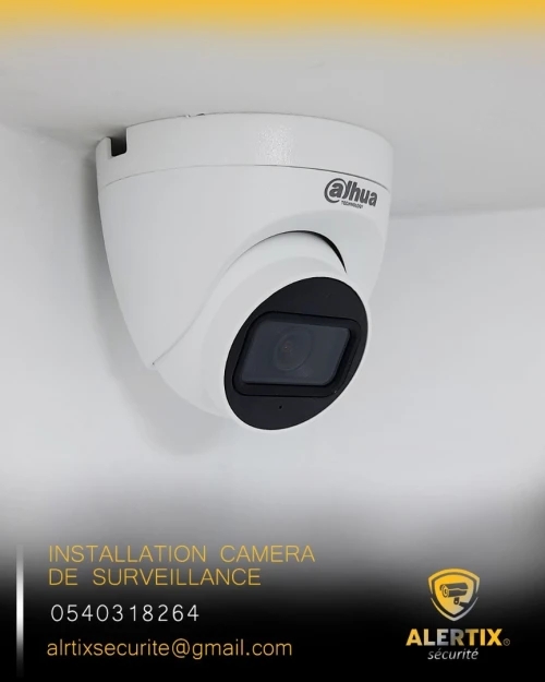 INSTALLATION CAMERA DE SURVEILLANCE