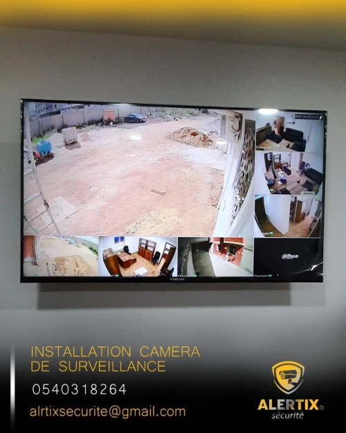 INSTALLATION CAMERA DE SURVEILLANCE