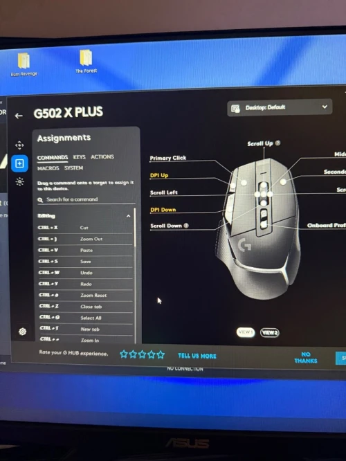 Souris logitech g502x