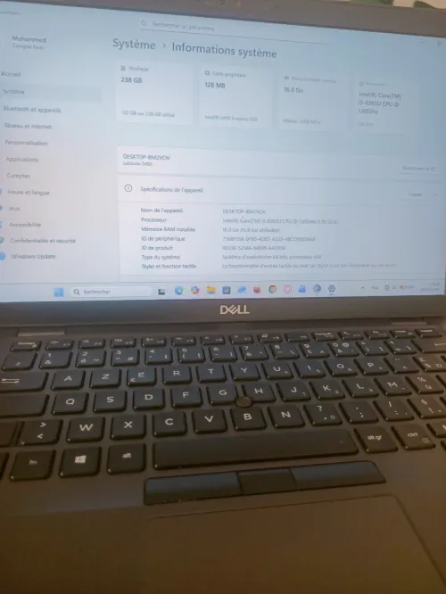 Dell Latitude 5400 | i5 الجيل الثامن | RAM 16GB | SSD سريع | حالة ممتازة   jdid kaba