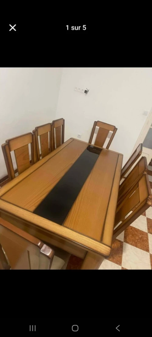 Salle à manger 8 chaise