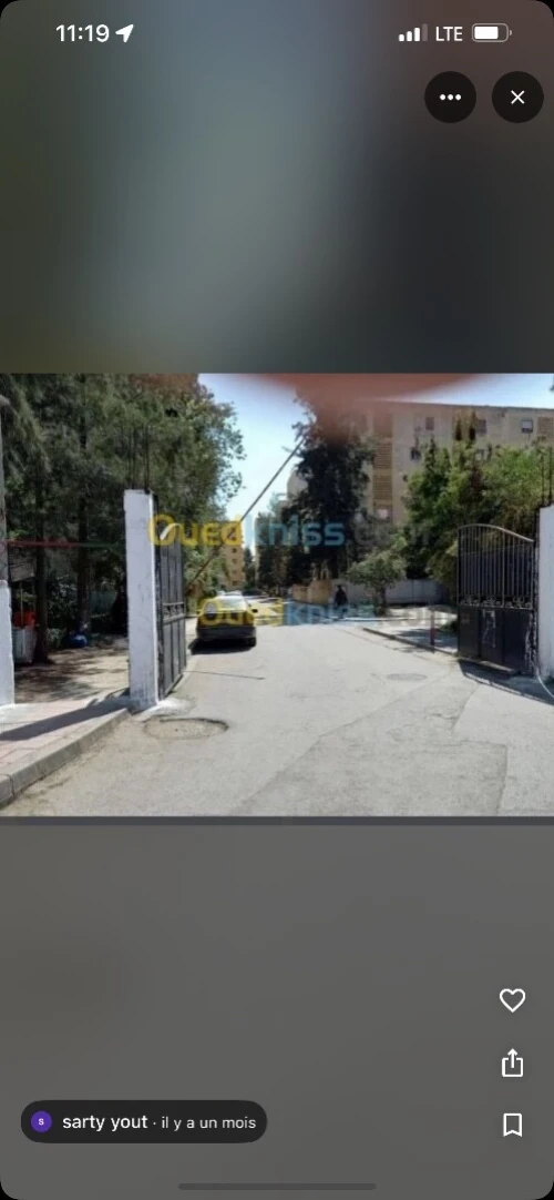 Vente Appartement F3 Alger Dar el beida