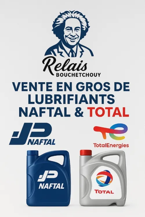 Huiles et Lubrifiants en Gros NAFTAL et TOTAL 
