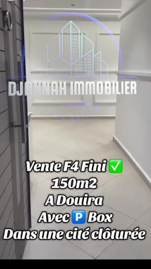 Vente Appartement F4 Alger Douera