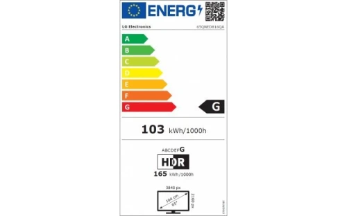 LG TV QNED 65 pouces