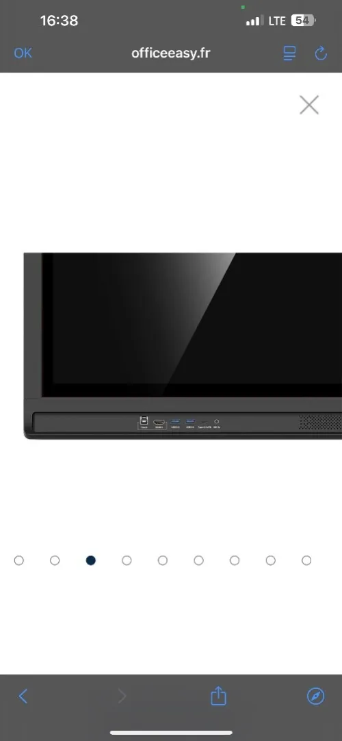 Tv 75 pouce digital interactive 