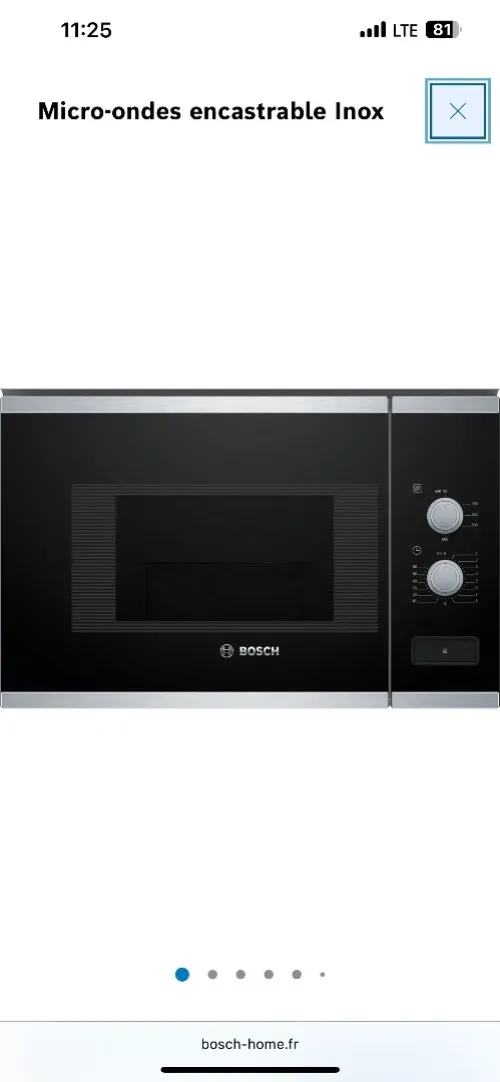 Micro ond bosch 