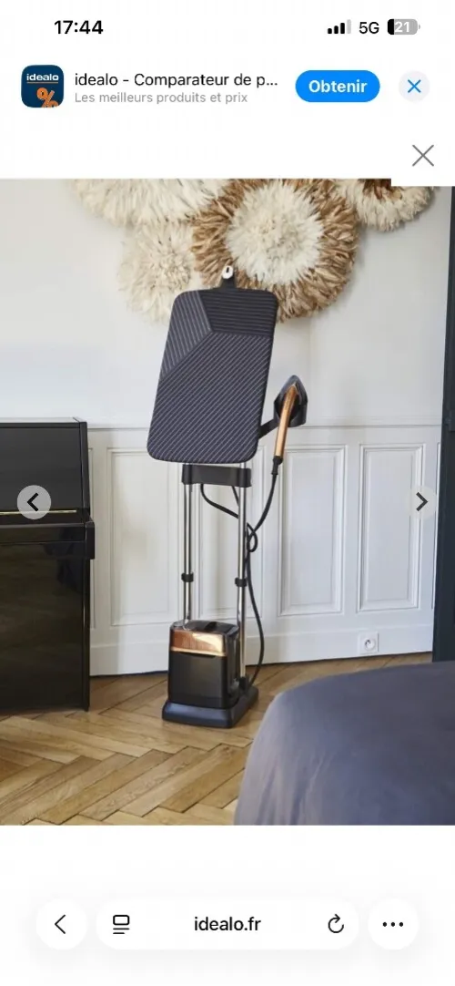 Deferoisseur rowanta grand noir avec table