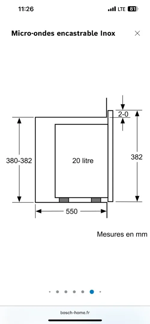 Micro ond bosch 
