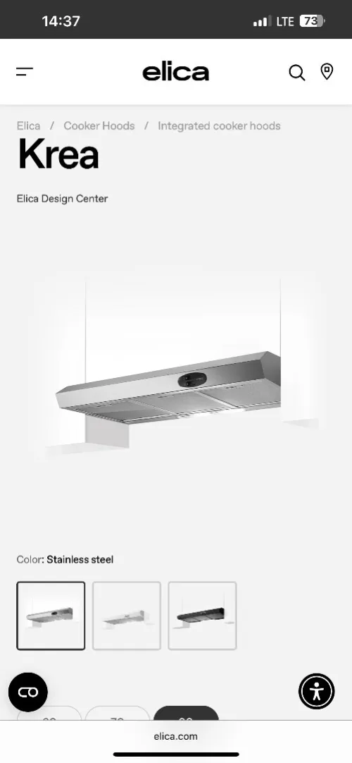 Hotte elica 60cm