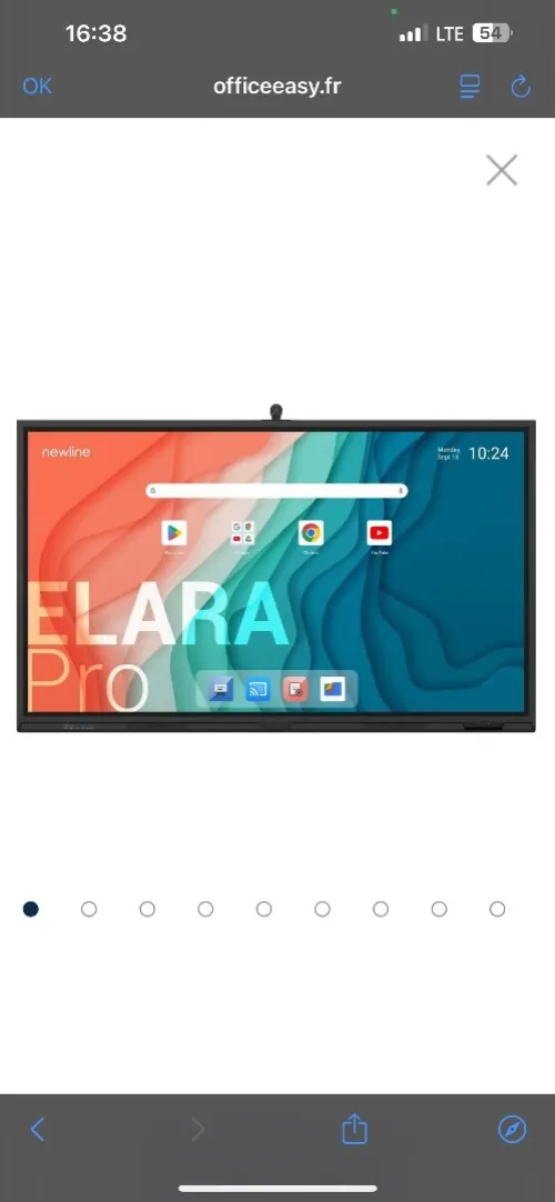 Tv 75 pouce digital interactive 