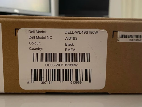 DELL DOCKING STATION WD19S 180W JAMAIS UTILISÉ