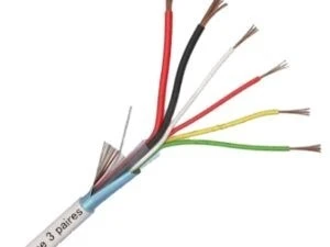 Cable télésurveillance, alarme anti intrusion ,détection d'incendie, réseaux informatique