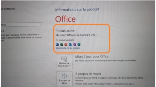 Microsoft Office Standard 2019 ,2021 Et 2024 LTSC   pour 10,20,50,500,5000 users
