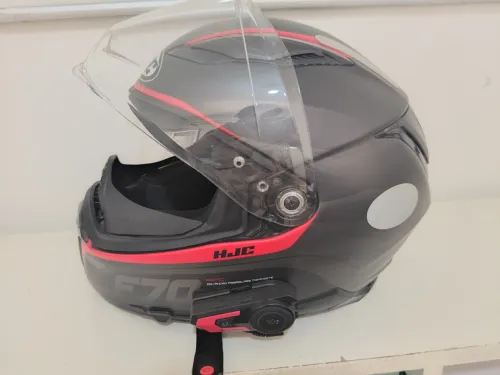 Casque Intégral HJC F70 Taille M (57-58cm) + Bluetooth X7