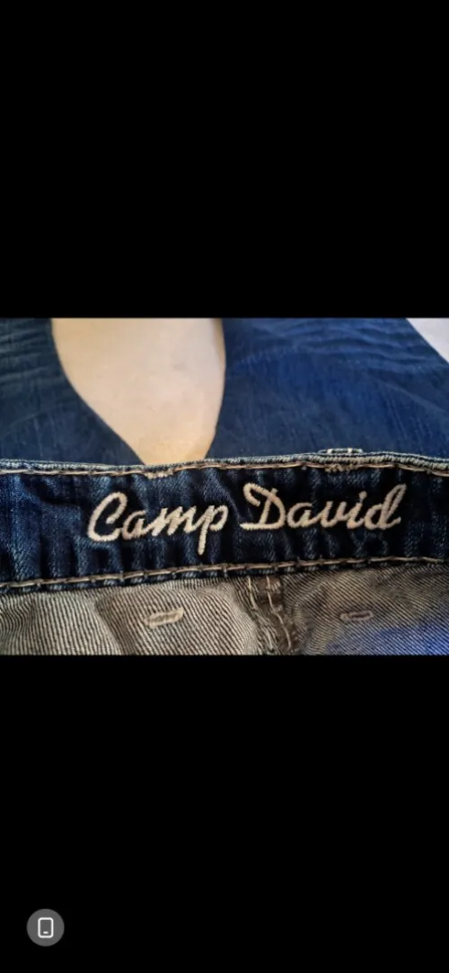 سروال جينز أصلي Camp David خياطة بارزة - Pantalon Jean W32 L34