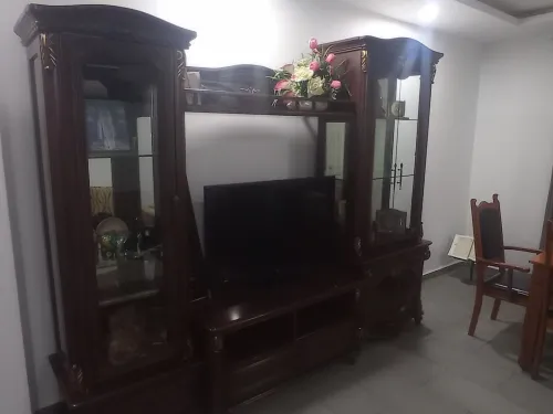 Bibliothèque pour sallon rangement, décoration et table de télévision 