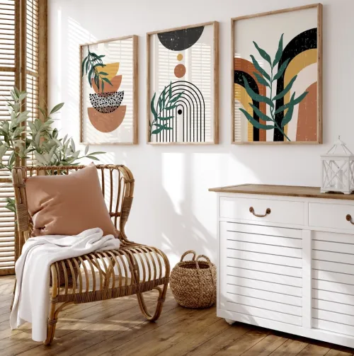 Cadre décoratif minimaliste 
