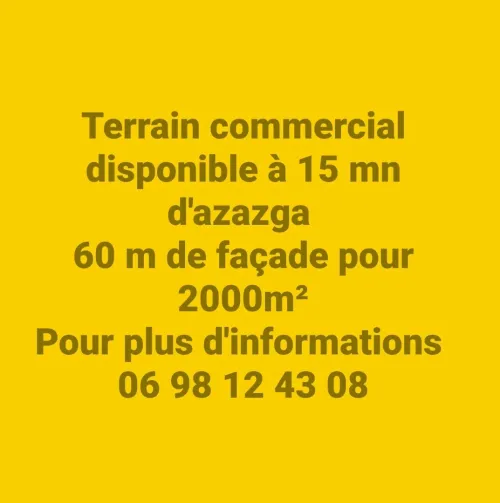 Vente Terrain Tizi Ouzou Azazga
