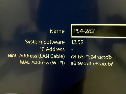 PS4 Pro 1T - version 12.52
