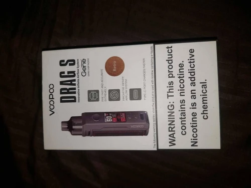 جهاز تبخير vap voopoo drag s مستعمل بحالة جيدة