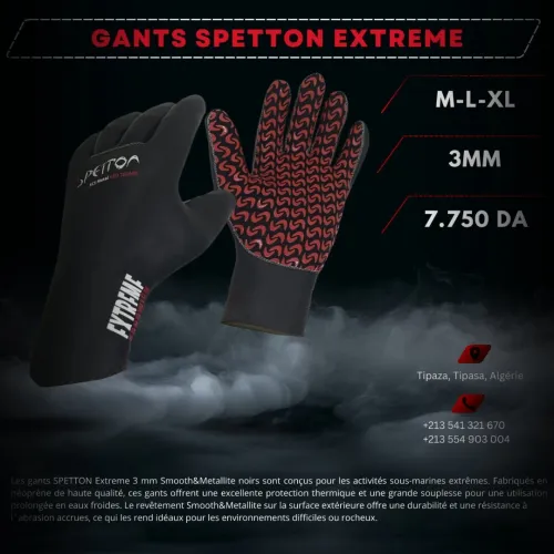 Spetton Gants Extreme 3 mm Smooth&Metallite