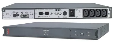 APC SMART-UPS 450VA - ONDULEUR RACKABLE - 280 WATTS - LINE INTERACTIVE - SC450RMI1U - RJ-45 -RACK 1U