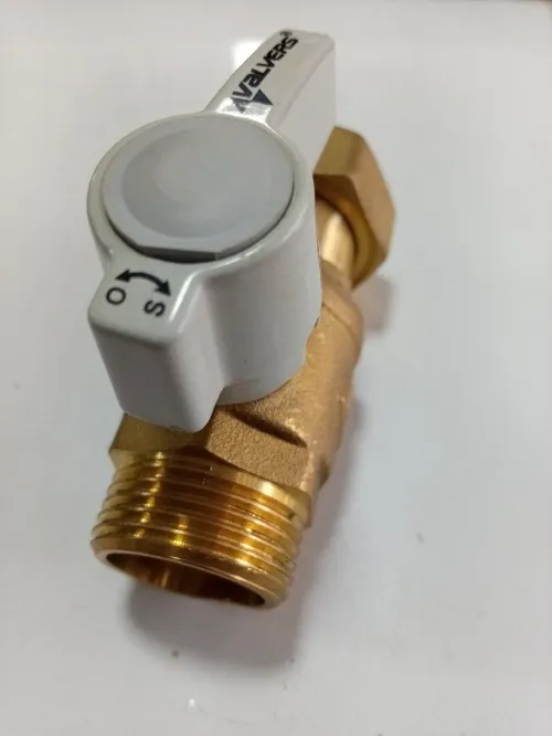 Vanne  compteur droit bronze