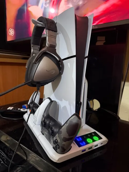 Support station charge PS5 vertical stand