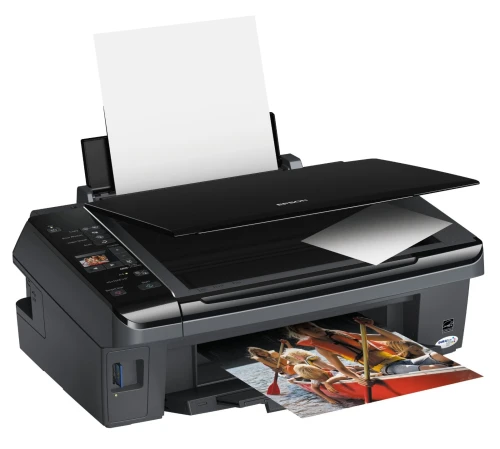 Epson Stylus SX215 All-in-One Printer (Indiv.  idual Inks, 3.8cm    LCD Viewer, Memory Card
